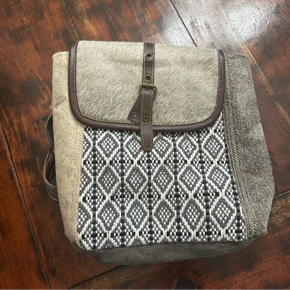 Cowhide Backpack